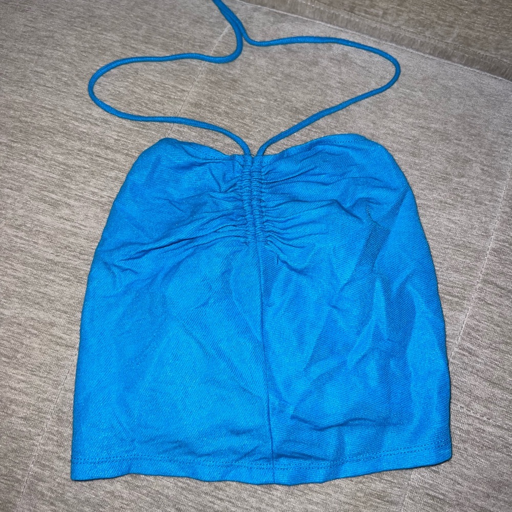 Blue Zara Top, size small, bright blue